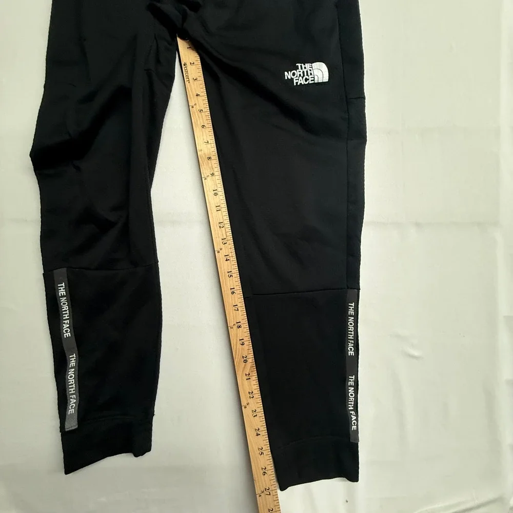 The North Face Mens M Jogger Pants Black NF0A5577 Athletic Logo Taped